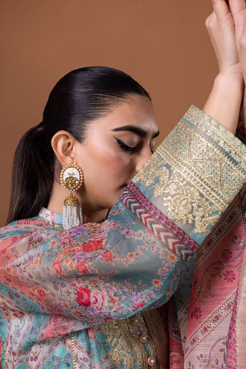 Embroidered | Polyester Organza | Fabrics 3 Piece | null