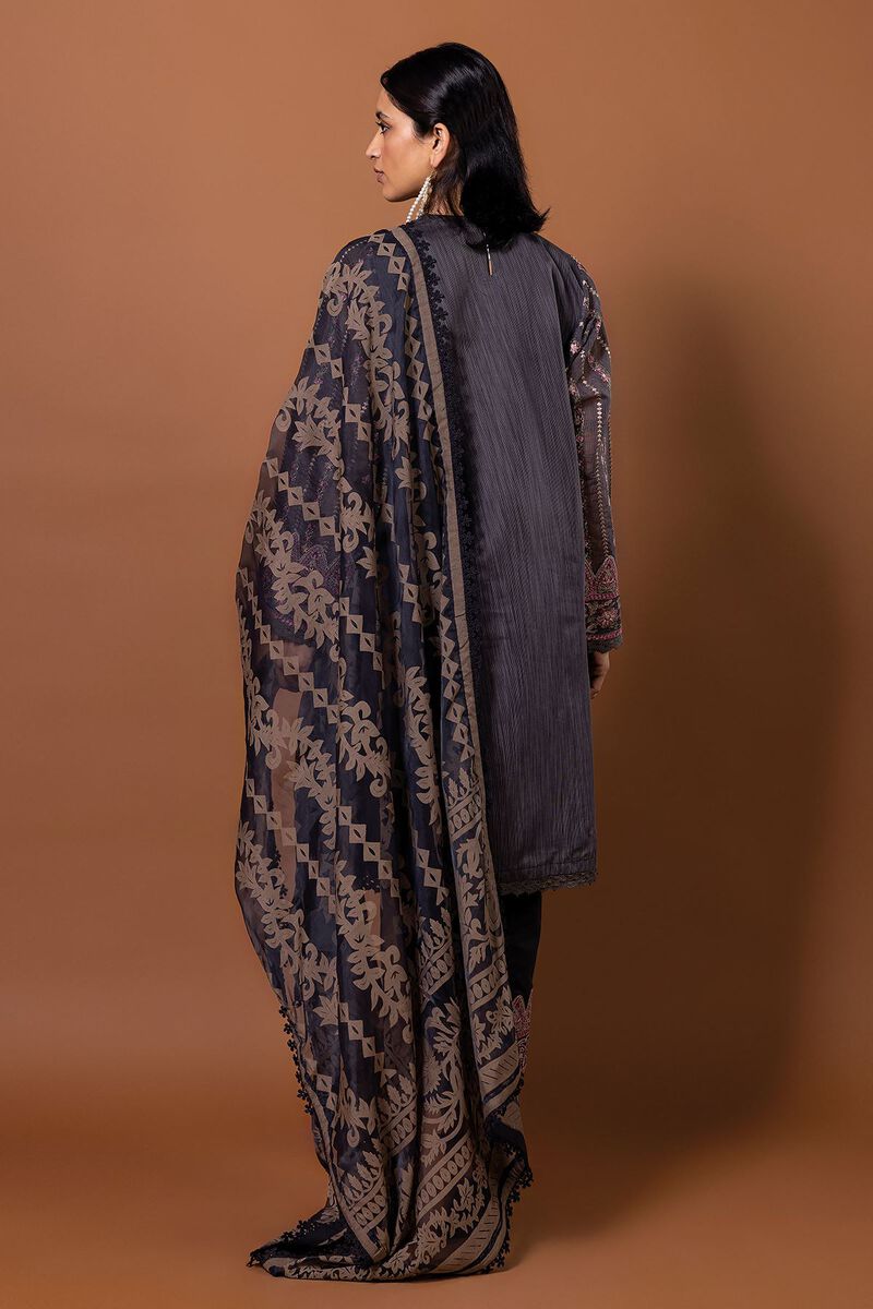 Embroidered | Polyester Organza | Fabrics 3 Piece | null
