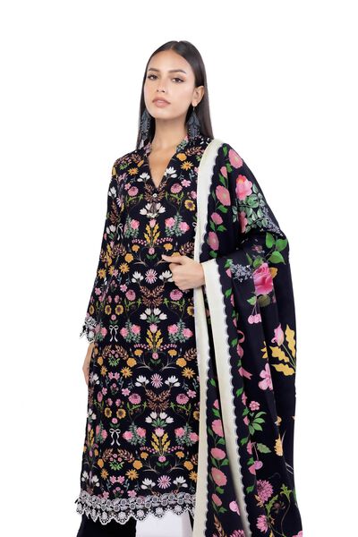 Embroidered | Blended Khaddar | Tailored 3 Piece | AED 120.00