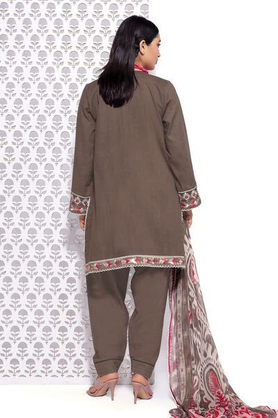 Embroidered | Crosshatch | Tailored 3 Piece | AED 102.00