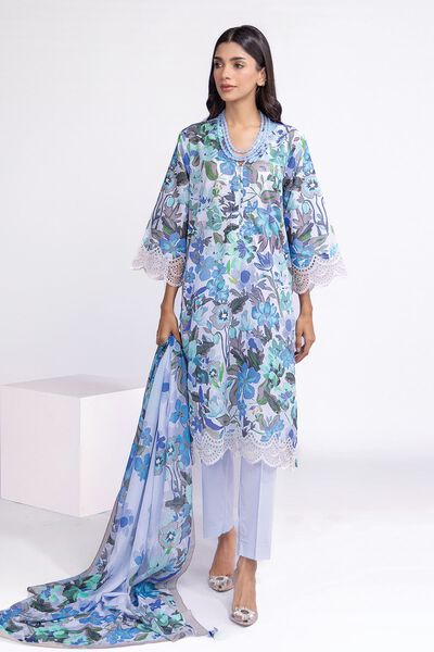 Embroidered | Lawn | Fabrics 3 Piece | AED 80.00
