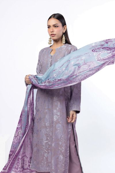 Dyed | Jacquard | Tailored 3 Piece | AED 280.00