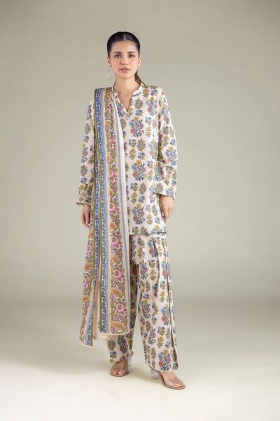 Printed | Lawn | Mughal Motif Dupatta | AED 80.00