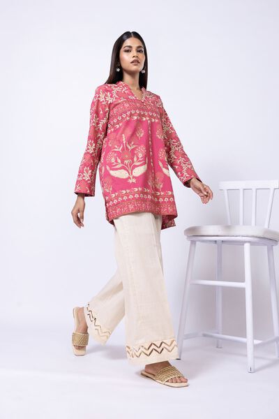 Dyed | Crosshatch Poplin | Pants | AED 80.00