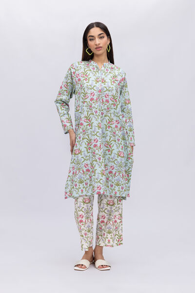 Printed | Crosshatch Poplin | Kurta | AED 100.00