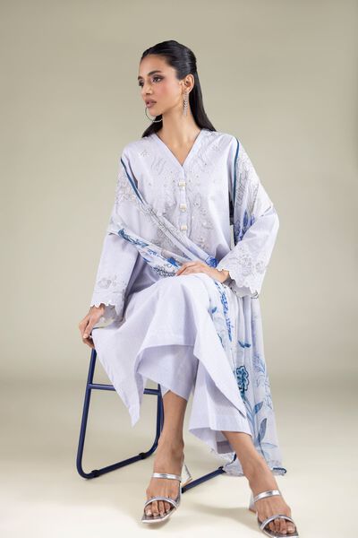 Embroidered | Cotton Dobby | Kurta | AED 130.00