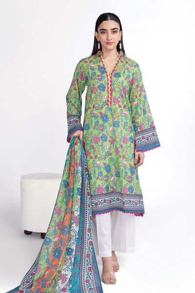 Printed | Lawn | Fabrics 2 Piece | Top and Dupatta | AED 60.00