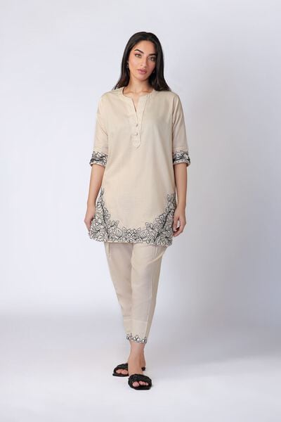 Embroidered | Cotton Dobby | Pants | AED 60.00