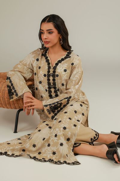 Embroidered | Cotton Dobby | Kurta | AED 180.00