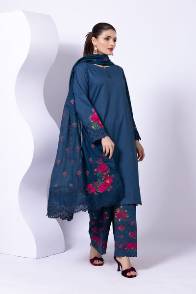 Embroidered | Cotton Dobby | Pants | AED 48.00