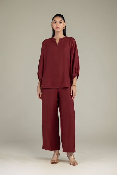 Dyed | Crepe | Trousers | AED 65.00