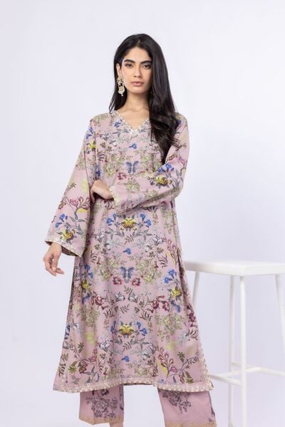 Embroidered | Russian Raw Silk | Kurta | AED 90.00