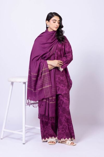 Embroidered | Heavy Textured Cotton | Pants | AED 60.00
