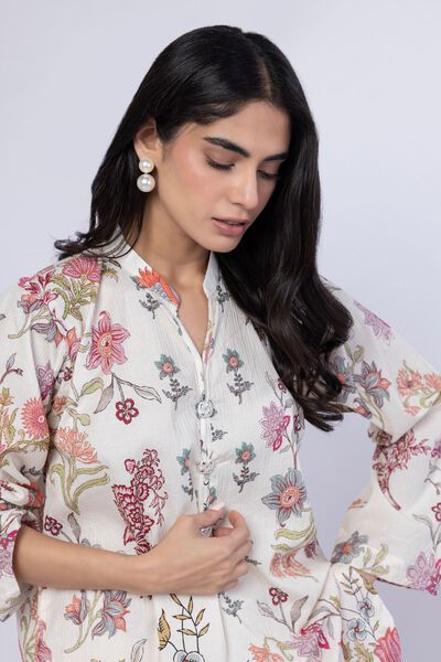 Printed | Ripple Crinkle | Kurta | AED 100.00