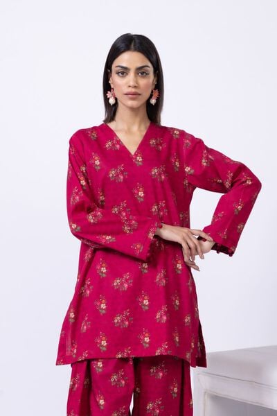 Printed | Crosshatch Poplin | Kurta | AED 60.00