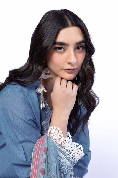 Embroidered | Cotton Dobby | Fabrics 3 Piece | AED 200.00