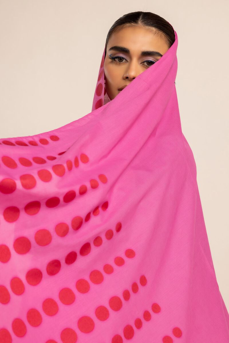 Yarn Dyed | Cotton Polyester Broshia Jacquard | Dupatta | null