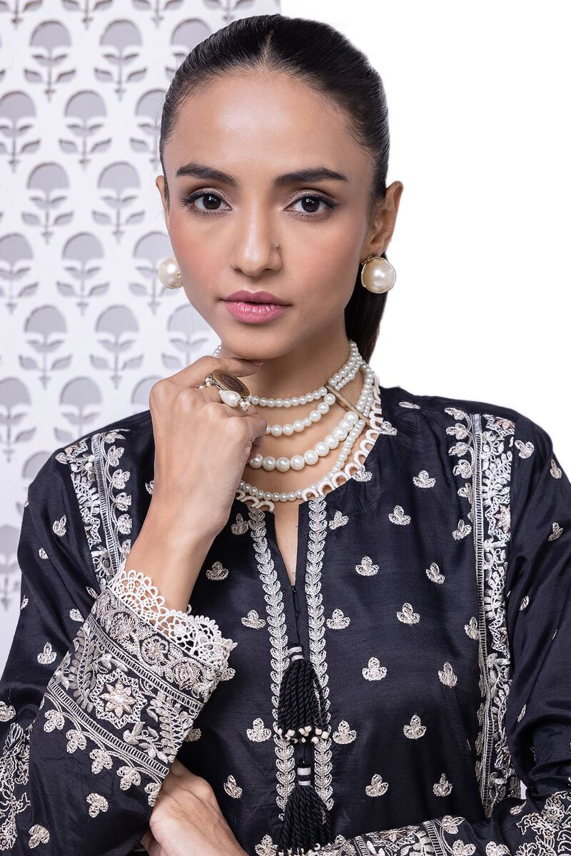 Embroidered | Raw Silk | Kurta | null