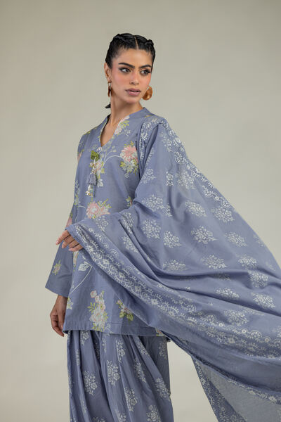 Printed | Lawn | Lawn Floral Dupatta | AED 130.00