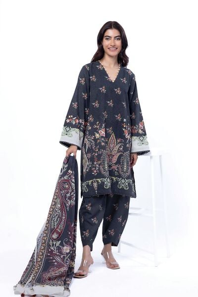 Printed | Karandi | Fabrics 3 Piece | AED 160.00