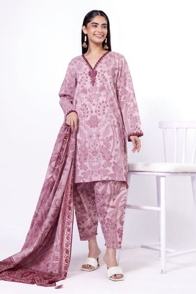 Embroidered | Lawn | Fabrics 3 Piece | AED 90.00