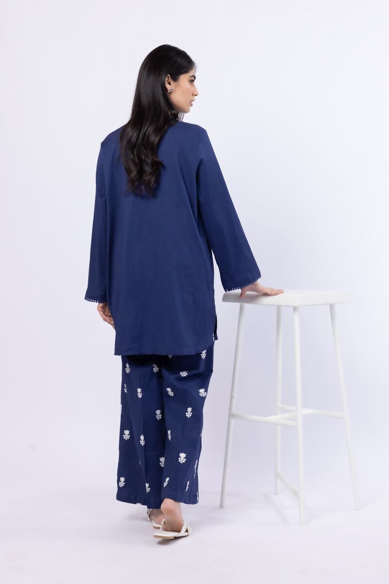 Embroidered | Ripple Crinkle | 2 Piece Co-ord Set | null