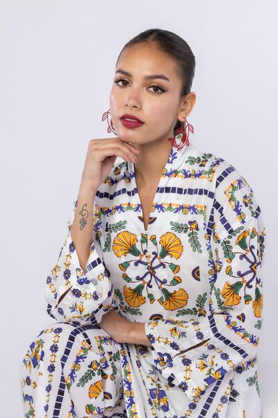 Printed | Cambric | Kurta | AED 80.00