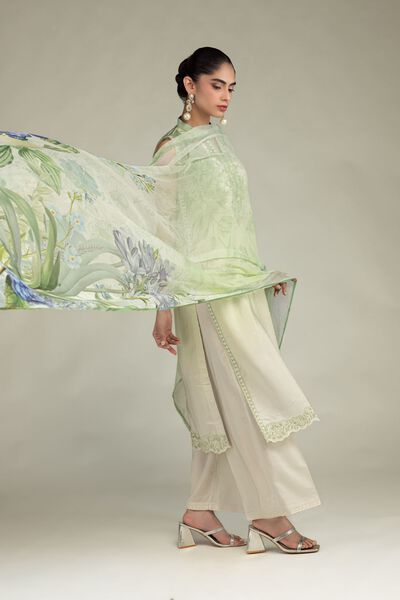 Embroidered | Blended Viscose | Blended Viscose Pants | AED 50.00
