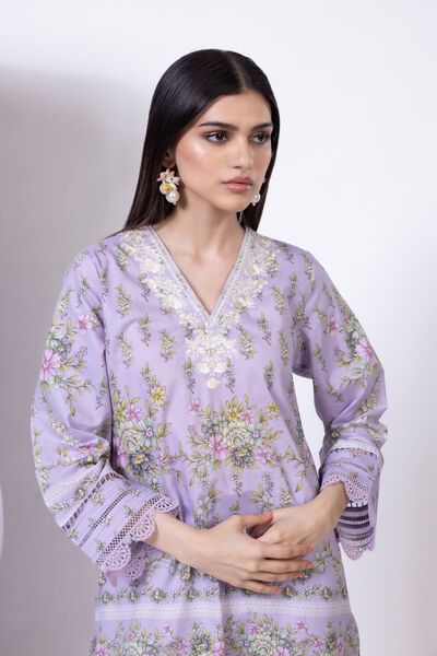 Embroidered | Cambric | Kurta | AED 100.00