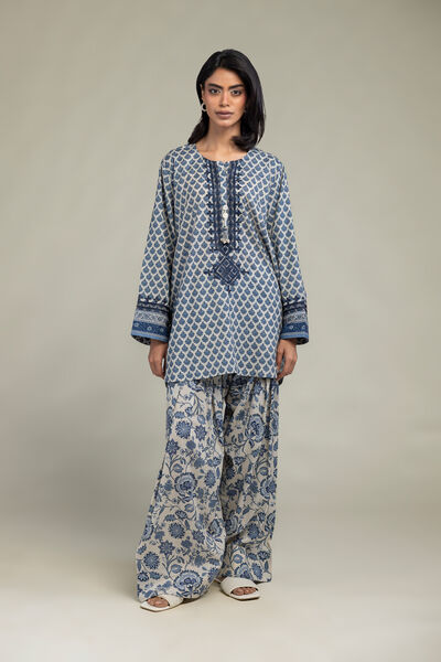 Embroidered | Cambric | Cambric Floral Shalwar | AED 130.00