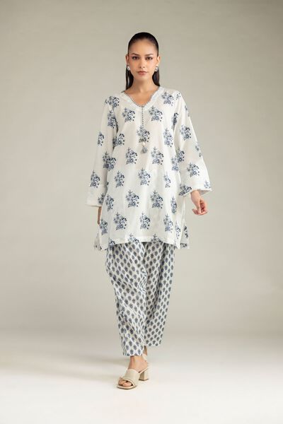 Printed | Cambric | Printed Cambric Shalwar | AED 100.00