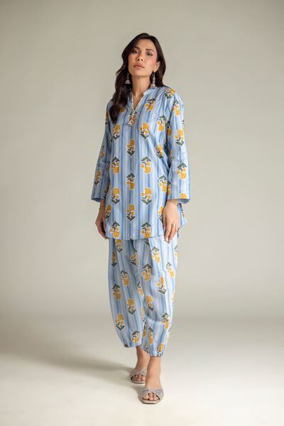 Embroidered | Cambric | Light Blue Shalwar | AED 130.00