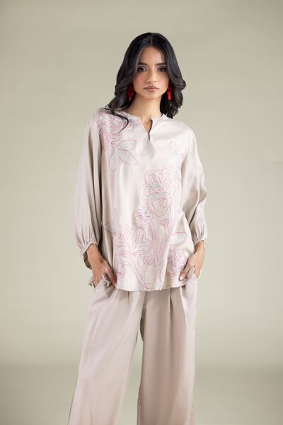 Embroidered | Viscose | Blouse | AED 65.00