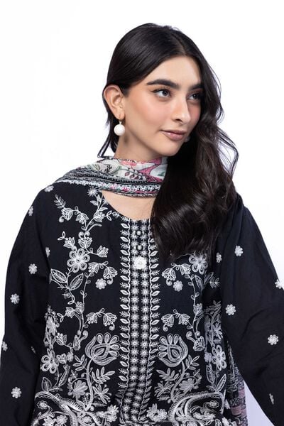 Embroidered | Cotton Dobby | Fabrics 3 Piece | AED 200.00