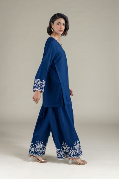 Embroidered | Heavy Blended Viscose | Pants | AED 115.00