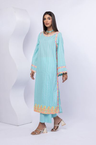 Dyed | Lurex Stripes | Pants | AED 72.00