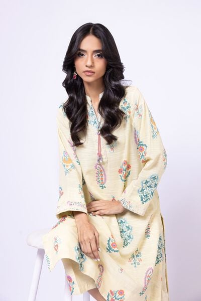Embroidered | Khaddar | Kurta | AED 100.00