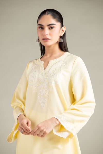 Embroidered | Blended Cambric | Kurta | AED 130.00