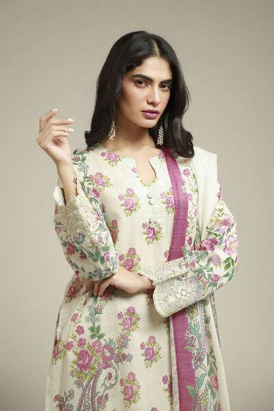 Embroidered | Mesuri | Tailored 3-Piece Set | AED 280.00