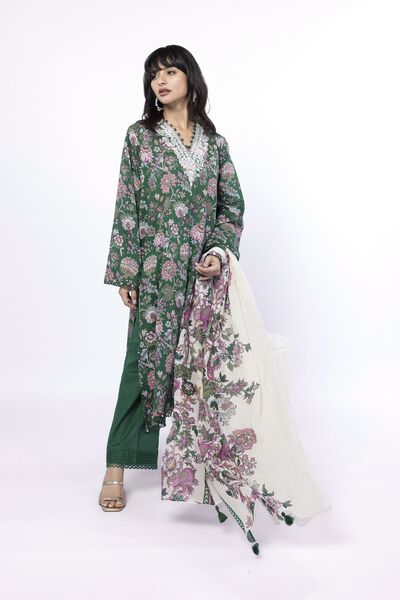 Embroidered | Lawn | Fabrics 3 Piece | AED 140.00