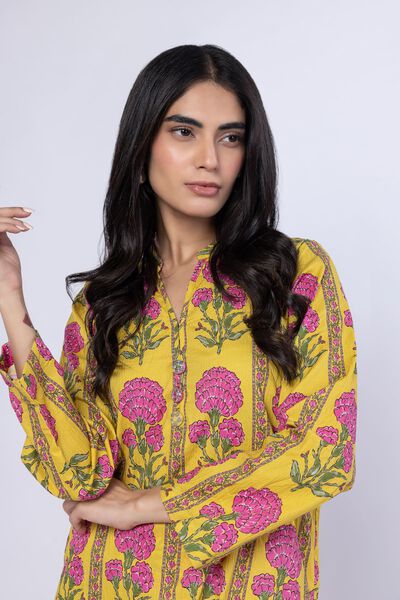 Printed | Ripple Crinkle | Kurta | AED 100.00