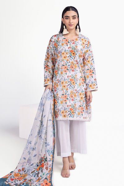 Printed | Lawn | Fabrics 2 Piece | Top and Dupatta | AED 60.00