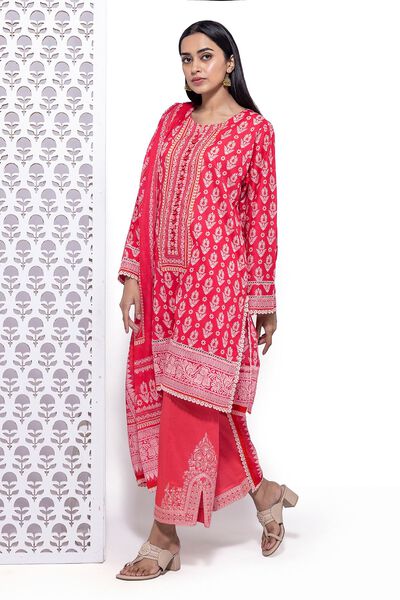 Lawn | Embroidered | Fabrics 3 Piece | AED 120.00