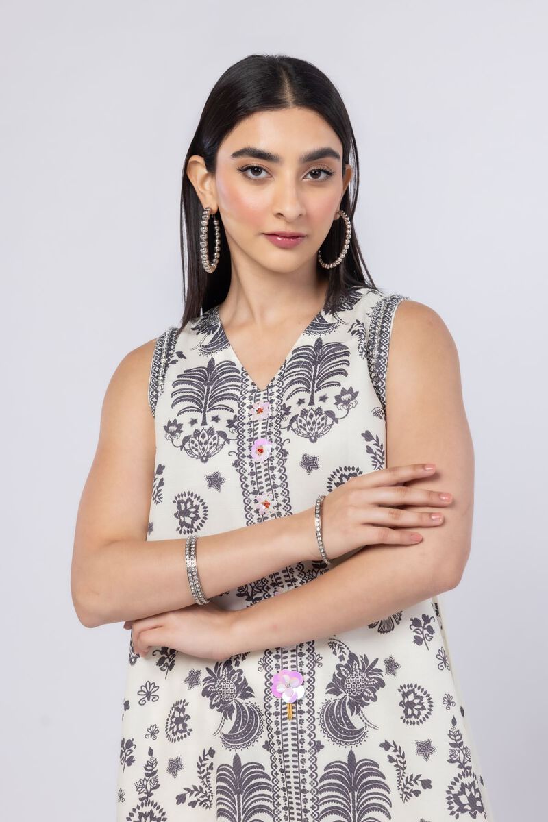 Printed | Thai Silk | Kurta | AED 54.00