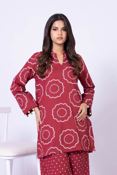 Printed | Heavy Textured Cotton | Kurta | AED 120.00