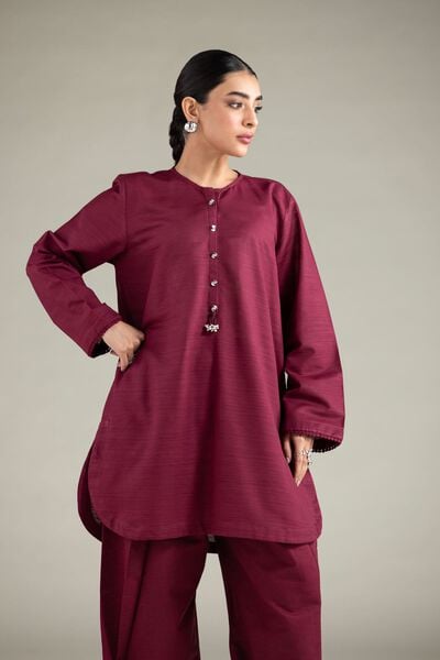 Dyed | Textured Cotton | Kurta | AED 100.00