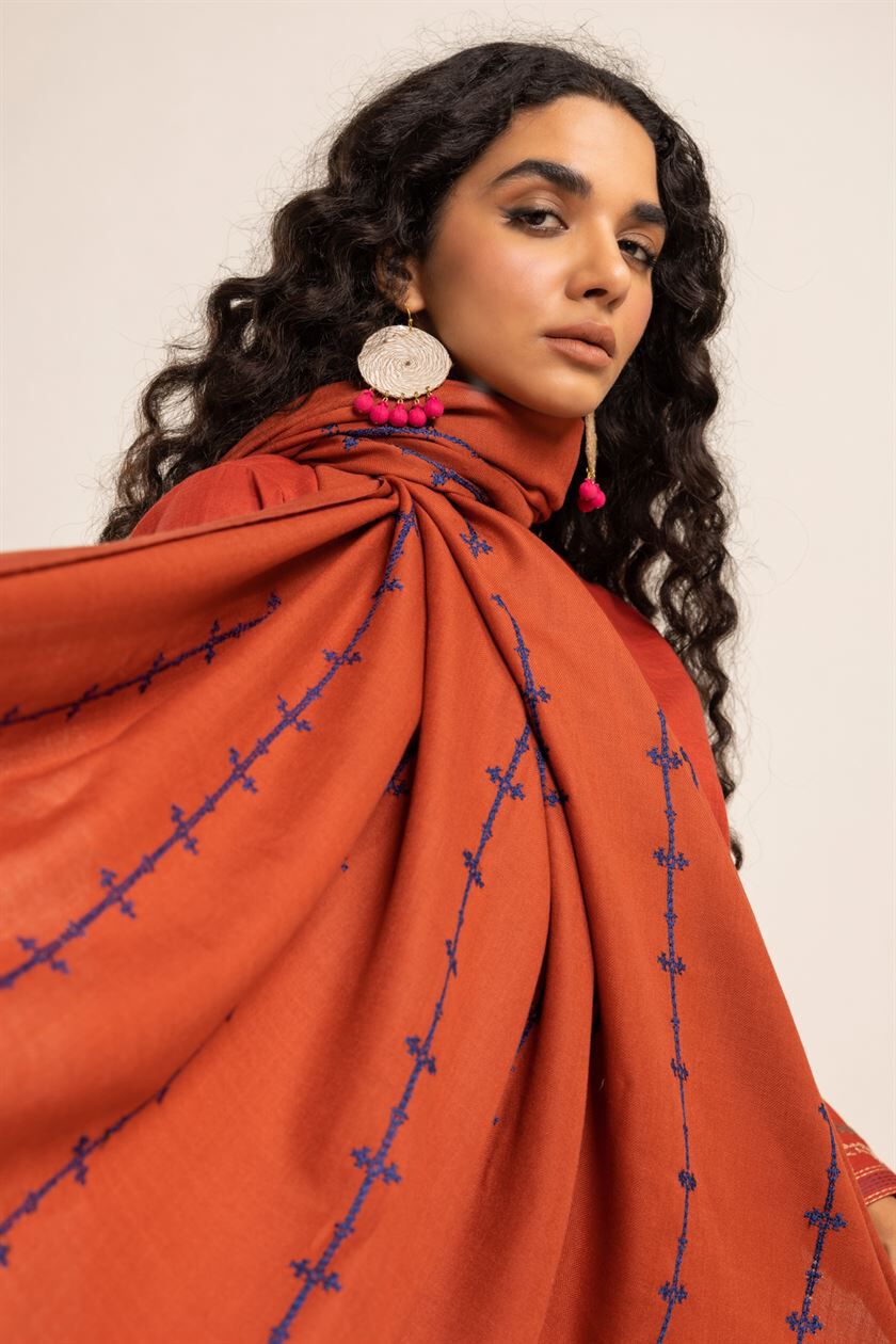Buy Shawl 27.00 AED 1001786612 Khaadi United Arab Emirates