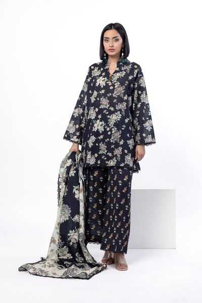 Printed | Light Khaddar | Tailored 3 Piece | AED 90.00