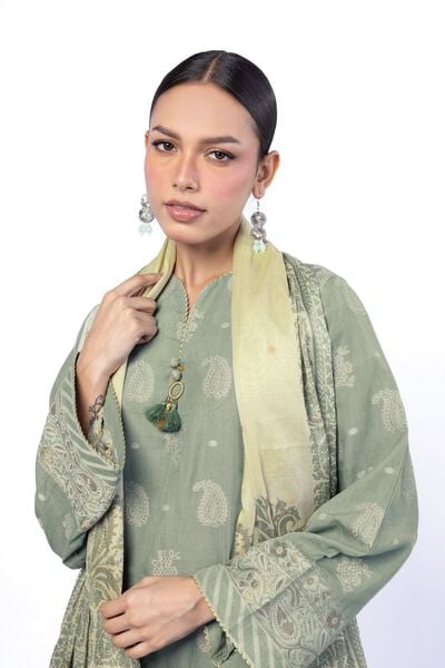 Dyed | Jacquard | Fabrics 3 Piece | AED 180.00