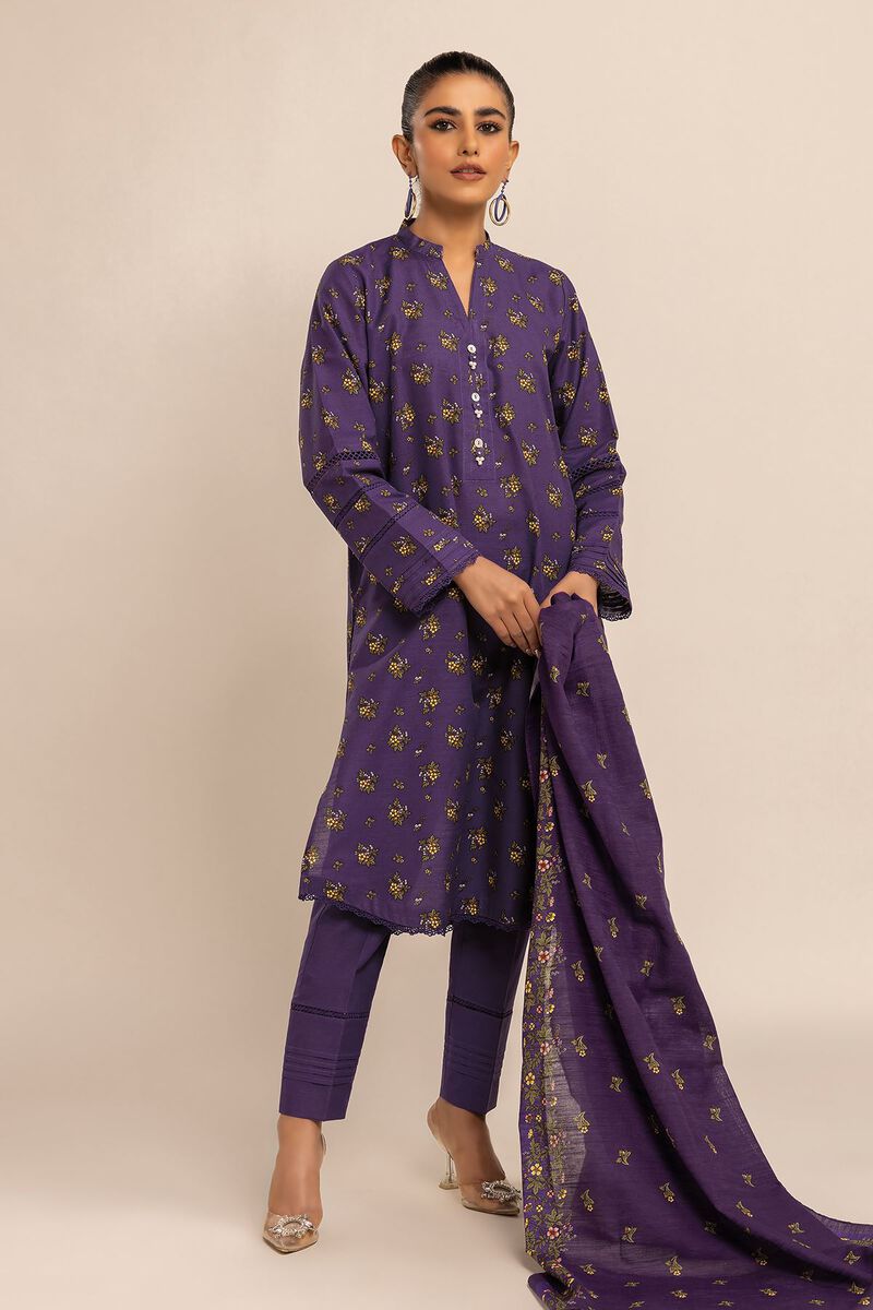 Printed | Khaddar | Fabrics 3 Piece | null